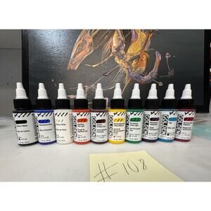 LOT OF 10 Golden High Flow Acrylics 1 fl. oz. /30 ml Sealed No Duplicates LOT108